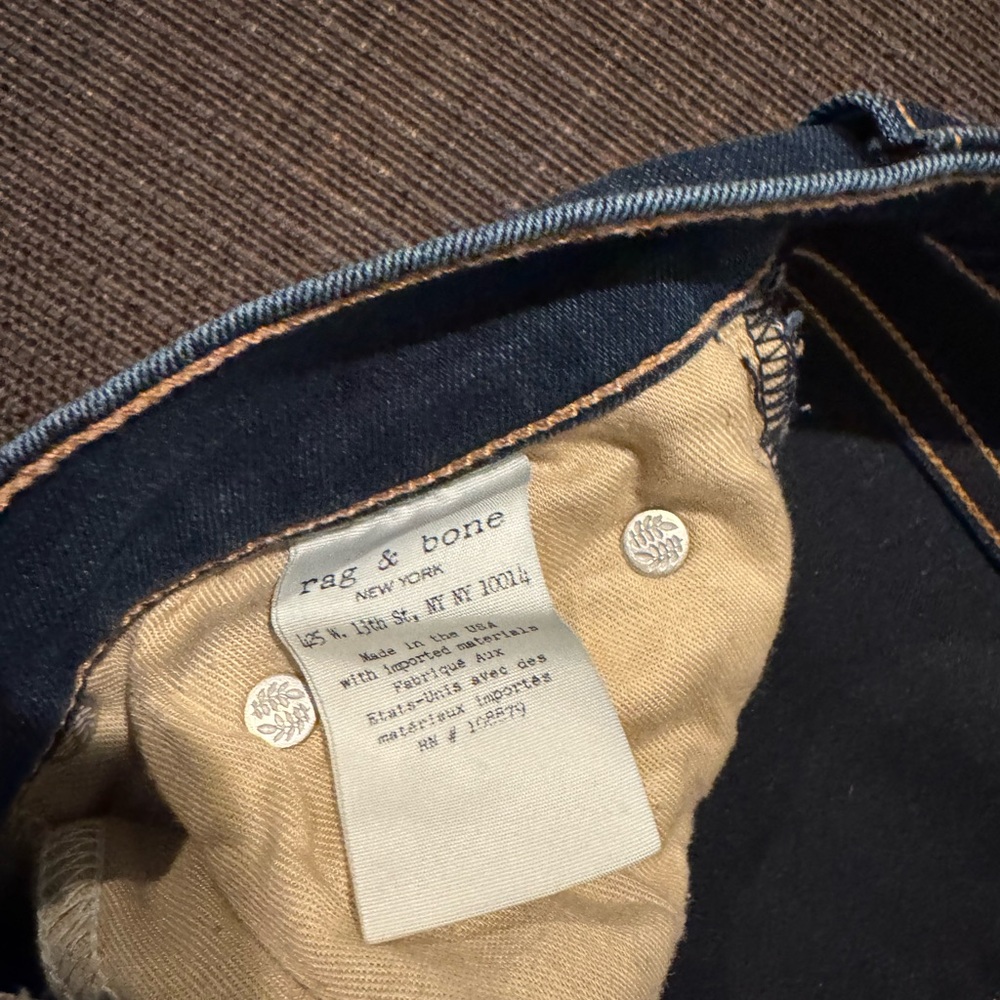 Rag & Bone Women's Dark Blue Skinny Jeans